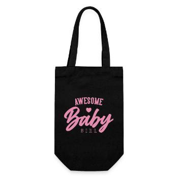 Awesome Baby Girl - Sac à bouteille - noir - Devant