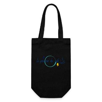 le pouvoir du café - Sac à bouteille - noir - Devant