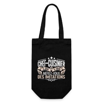 Cuisinier le seul Cuisinier le vrai Cuisinier - Sac à bouteille - noir - Devant