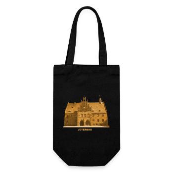 Jüterbog Town Hall Teltow Fläming Brandenburg - Gift Bag for Bottles - black - Front
