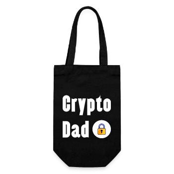 Bitcoin Trading Crypto Aktien - Geschenkbeutel für Flaschen - Schwarz - Vorne