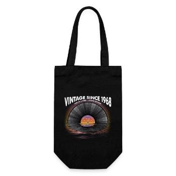 Vintage depuis 1968 Retro Disco Music Vintage - Sac à bouteille - noir - Devant
