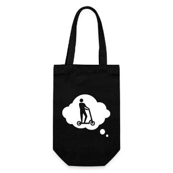 E-Scooter E-Roller Scooter - Gift Bag for Bottles - black - Front