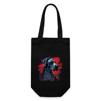 Dogue allemand - Sac à bouteille - noir - Devant