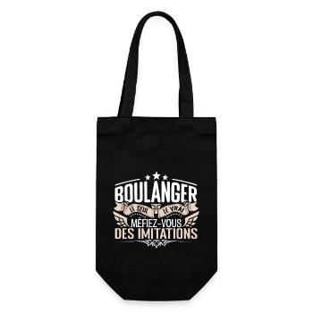 Boulanger le seul Boulanger le vrai Boulanger - Sac à bouteille - noir - Devant
