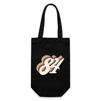 84th anniversary vintage - Gift Bag for Bottles - black - Front