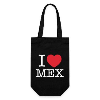 I Love mexico | I Love MX | I Heart mexico - Gift Bag for Bottles - black - Front