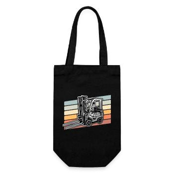 Chariot élévateur - Sac à bouteille - noir - Devant