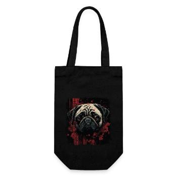 Carlin effrayant - Sac à bouteille - noir - Devant