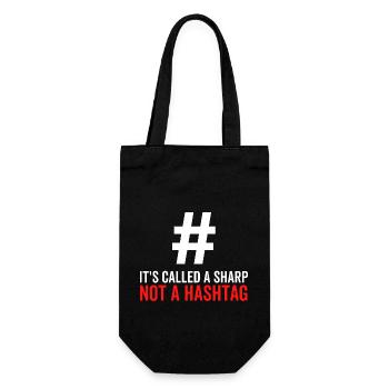 C’est ce qu’on appelle un sharp pas un hashtag - Sac à bouteille - noir - Devant