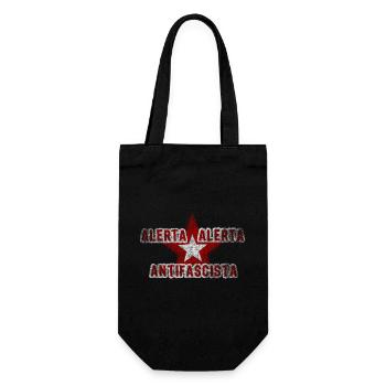 Slogan Stern Antifa - Gift Bag for Bottles - black - Front