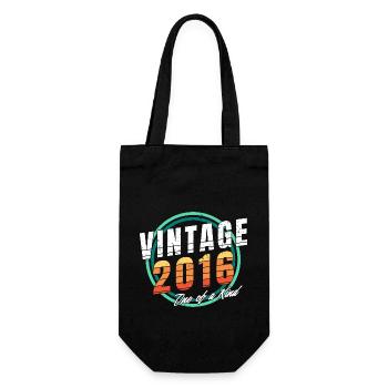 Chemise vintage 2016 pour homme femme 7 ans 7ème - Sac à bouteille - noir - Devant
