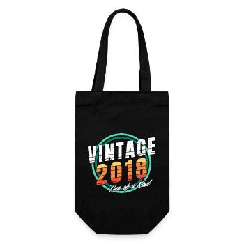 Chemise vintage 2018 pour homme femmes 5 ans 5ème - Sac à bouteille - noir - Devant