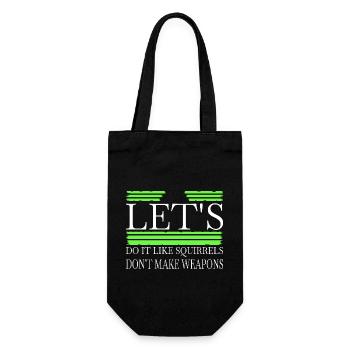 Blagues Anti Guerre Coeur Symbole de la Paix Cadeau Citation - Sac à bouteille - noir - Devant