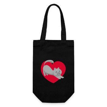Sincèrement Chat Fête des mères Amoureux des chats Miaou - Sac à bouteille - noir - Devant
