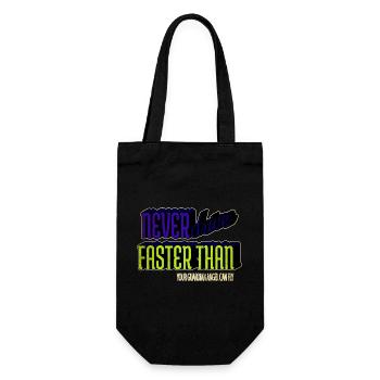 funny sayings baseballtshirt mechanic - Geschenkbeutel für Flaschen - Schwarz - Vorne
