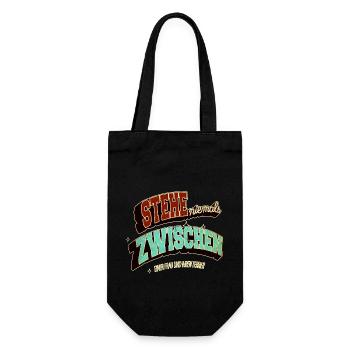 chihuahua geek humor lustiger spruch cool - Geschenkbeutel für Flaschen - Schwarz - Vorne