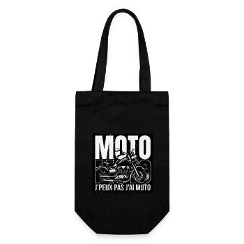 J'peux pas j'ai moto - Sac à bouteille - noir - Devant