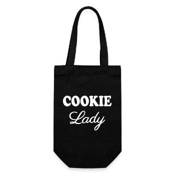Cookie Lady - Geschenkbeutel für Flaschen - Schwarz - Vorne