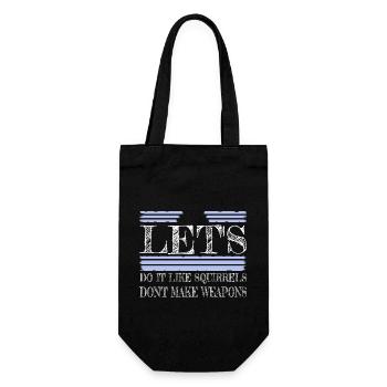 Cadeau Contre-culture Citation Verte Signe de la Paix - Sac à bouteille - noir - Devant