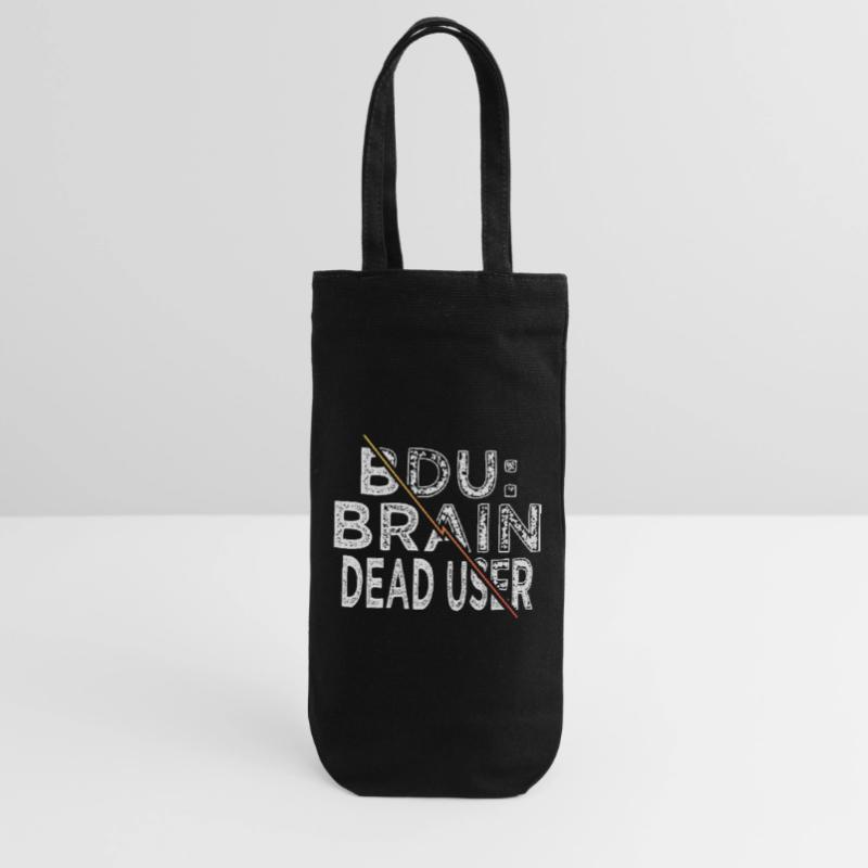 Citation Analyste informatique Hacking Coder Sac à bouteille