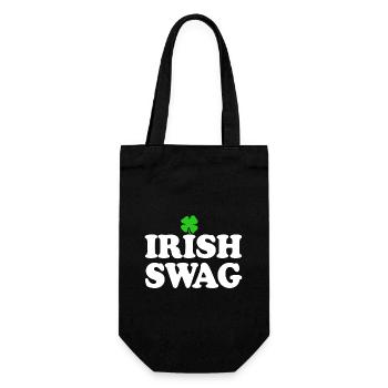Irish Swag - Gift Bag for Bottles - black - Front