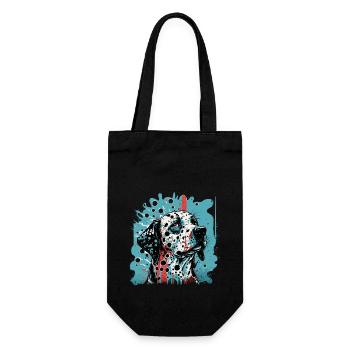 Dalmatian - Gift Bag for Bottles - black - Front