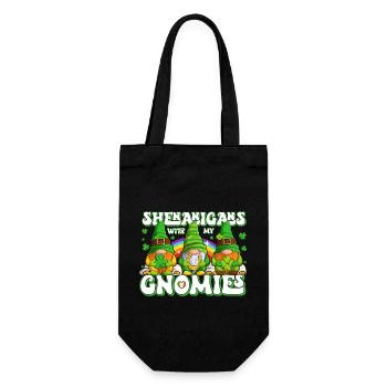 Saint-Patrick Elfes irlandais Gnome - Sac à bouteille - noir - Devant