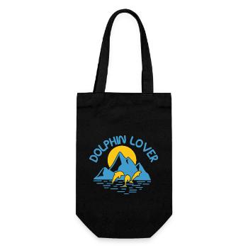 L’AMOUR DES DAUPHINS - Sac à bouteille - noir - Devant