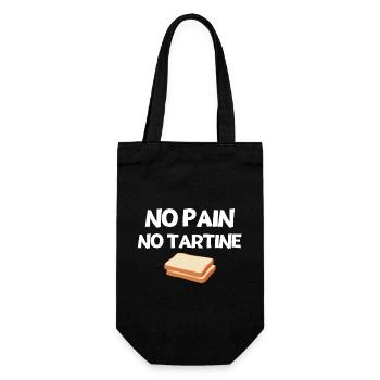 boulanger, boulangère, boulangerie - Sac à bouteille - noir - Devant