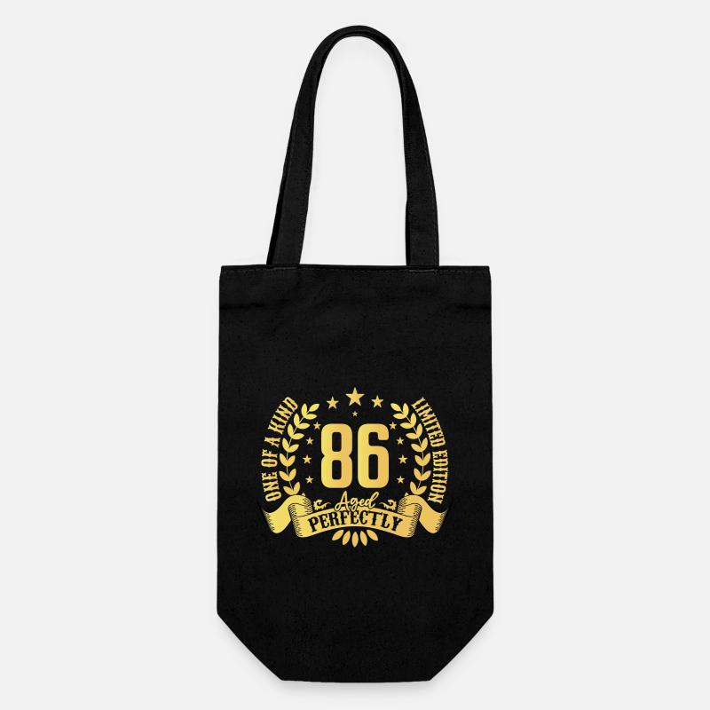 86 ans cadeau d’anniversaire 86 ans - Sac à bouteille - noir