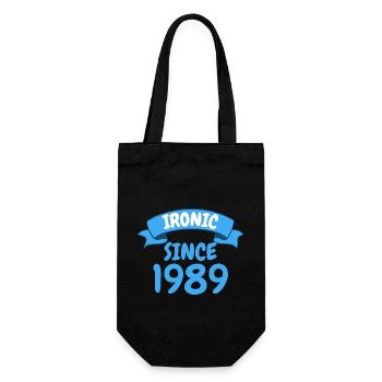 Ironique depuis 1989 Party Gift 34th Birthday - Sac à bouteille - noir - Devant