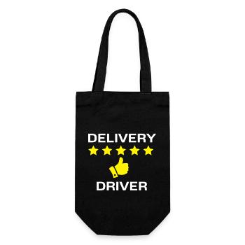 Delivery Driver - Geschenkbeutel für Flaschen - Schwarz - Vorne