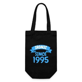 Ironique depuis 1995 Party Gift 28th Birthday - Sac à bouteille - noir - Devant