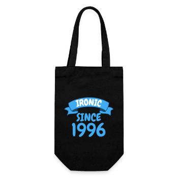 Ironique depuis 1996 Party Gift 27th Birthday - Sac à bouteille - noir - Devant