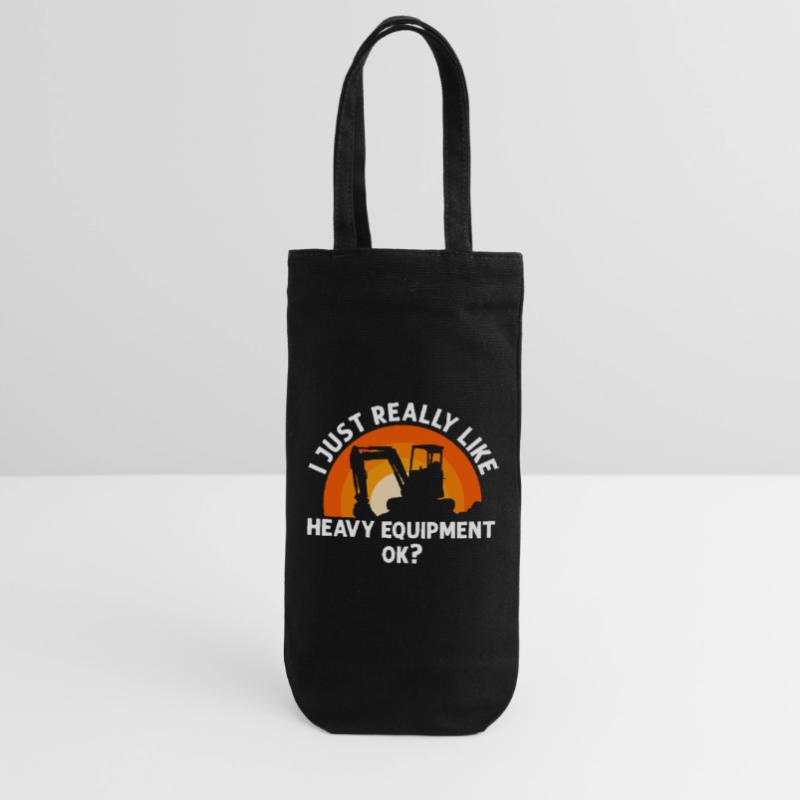 Construction machinery operator Excavator driver Excavator driver Construction workers Gift Bag for Bottles