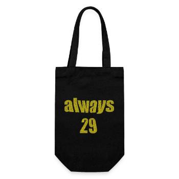 always 29 - Geschenkbeutel für Flaschen - Schwarz - Vorne