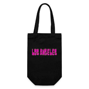 Los Angeles - Geschenkbeutel für Flaschen - Schwarz - Vorne