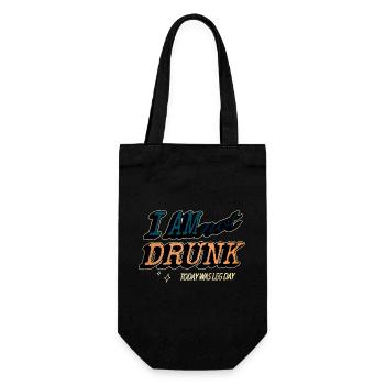 frein à disque humour churrascada bday cadeau graphique - Sac à bouteille - noir - Devant