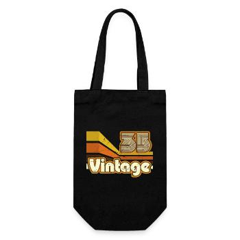 Vintage 1935 Anniversaire Rétro - Sac à bouteille - noir - Devant