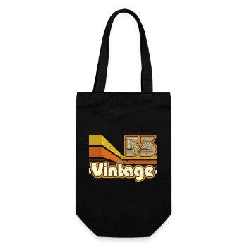 1953 Anniversaire né en 1953 Retro Vintage - Sac à bouteille - noir - Devant
