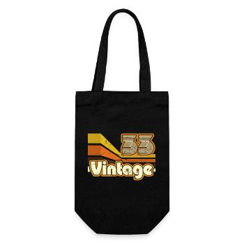 Millésime1933 anniversaire homme femme rétro - Sac à bouteille - noir - Devant