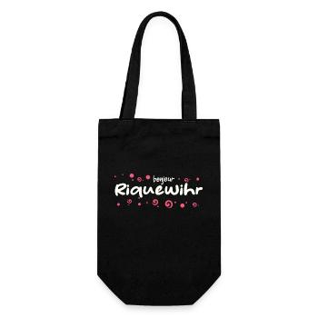 France - Riquewihr - Gift Bag for Bottles - black - Front