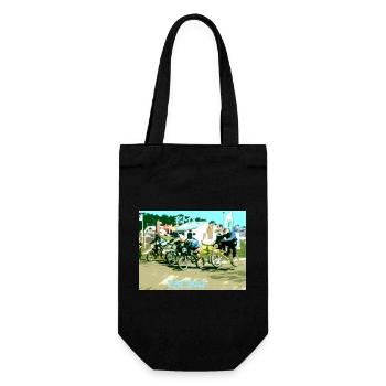 BMX - Geschenkbeutel für Flaschen - Schwarz - Vorne