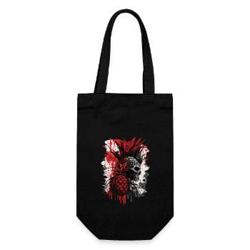 Creepy Pineapple Punk - Gift Bag for Bottles - black - Front