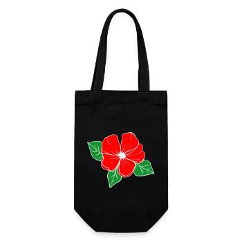 Florist Flower Plant Nature Gardener - Gift Bag for Bottles - black - Front