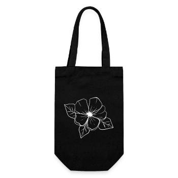 Florist Flower Plant Nature Gardener - Gift Bag for Bottles - black - Front