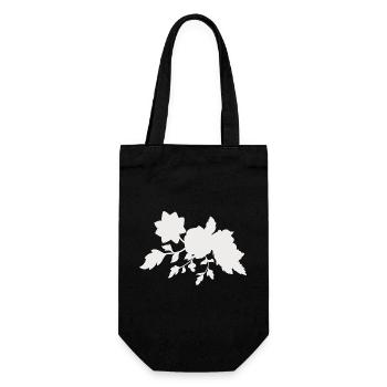 Florist Flower Plant Nature Gardener - Gift Bag for Bottles - black - Front