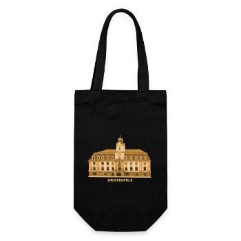Hôtel de ville de Weißenfels Burgenlandkreis Saxe-Anhalt - Sac à bouteille - noir - Devant