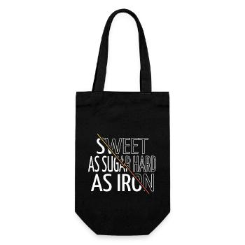 sayings love movies gift idea - Geschenkbeutel für Flaschen - Schwarz - Vorne